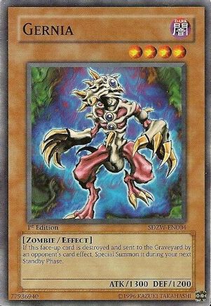 Gernia (SDZW-EN004) - Structure Deck: Zombie World 1st Edition