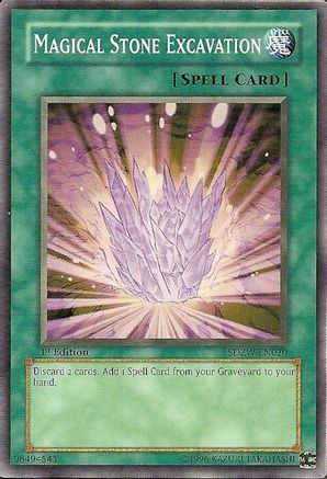 Magical Stone Excavation (SDZW-EN020) - Structure Deck: Zombie World 1st Edition