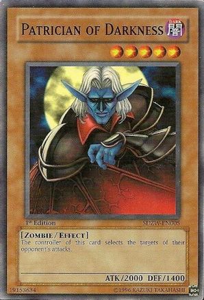 Patrician of Darkness (SDZW-EN005) - Structure Deck: Zombie World 1st Edition