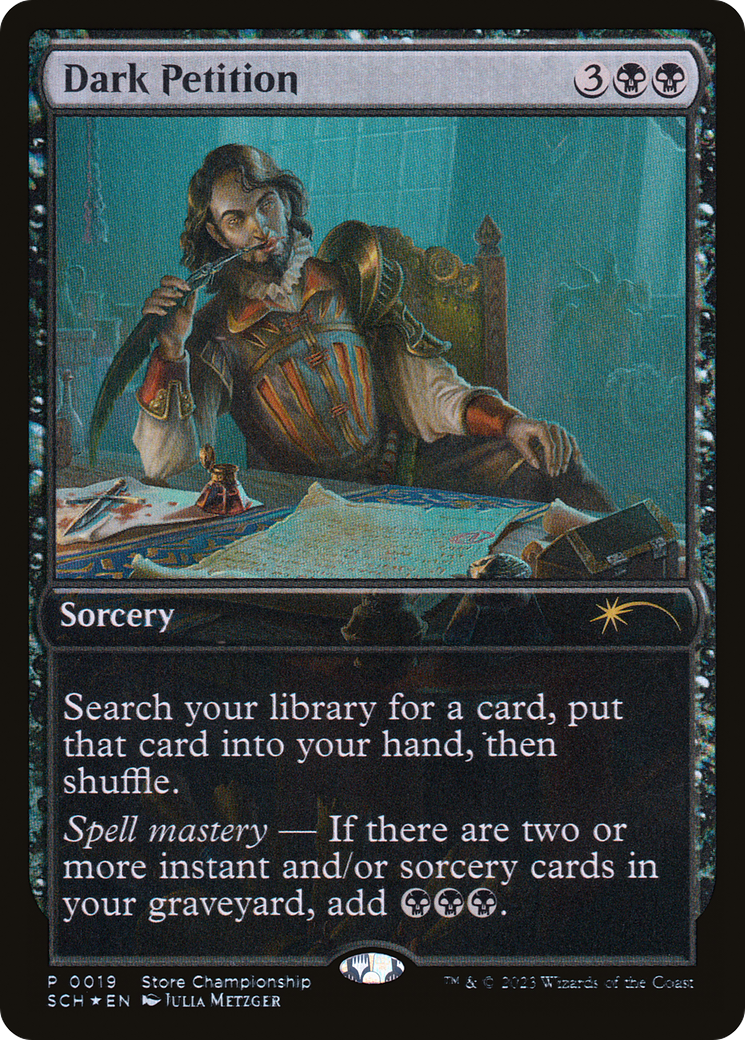Dark Petition (GAME-019) - Store Championships Foil
