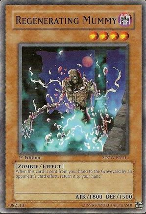 Regenerating Mummy (SDZW-EN012) - Structure Deck: Zombie World 1st Edition
