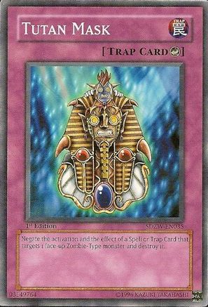 Tutan Mask (SDZW-EN035) - Structure Deck: Zombie World 1st Edition