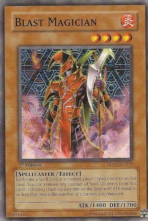 Blast Magician (SDSC-EN014) - Structure Deck: Spellcaster's Command 1st Edition