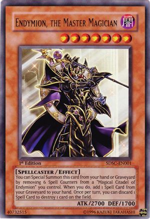 Endymion, The Master Magician (SDSC-EN001) - Structure Deck: Spellcaster's Command 1st Edition