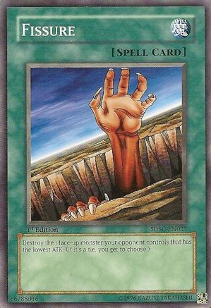 Fissure (SDSC-EN025) - Structure Deck: Spellcaster's Command 1st Edition