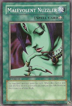 Malevolent Nuzzler (SDSC-EN023) - Structure Deck: Spellcaster's Command Unlimited