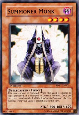 Summoner Monk (SDSC-EN005) - Structure Deck: Spellcaster's Command Unlimited