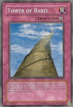 Tower of Babel (SDSC-EN037) - Structure Deck: Spellcaster's Command 1st Edition