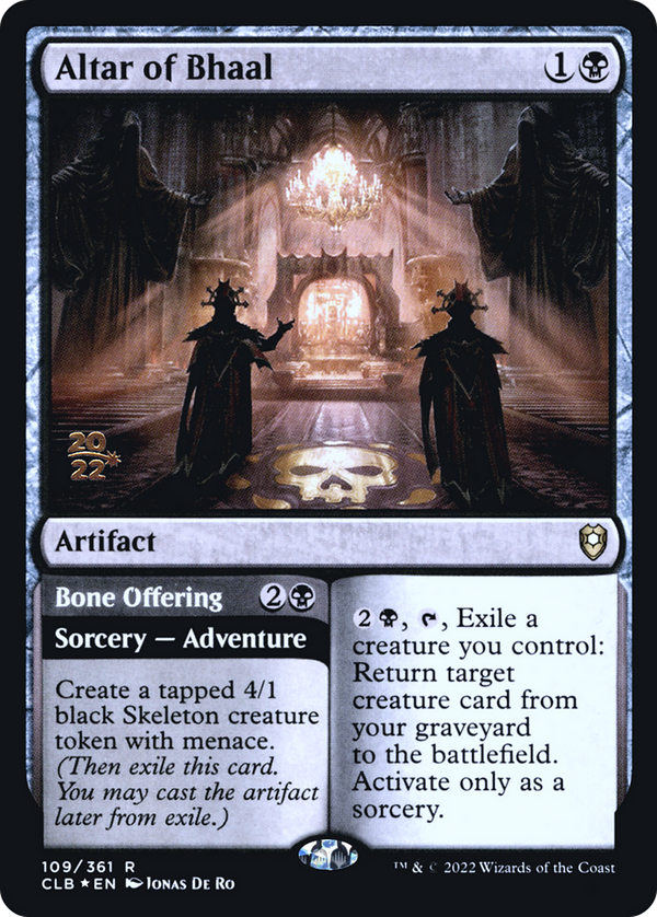 Altar of Bhaal (PRE-109) - Battle for Baldur's Gate Promos Foil