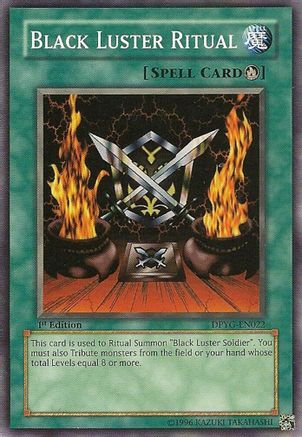 Black Luster Ritual (DPYG-EN022) - Duelist Pack: Yugi 1st Edition