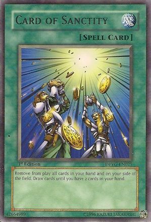 Card of Sanctity (DPYG-EN025) - Duelist Pack: Yugi 1st Edition