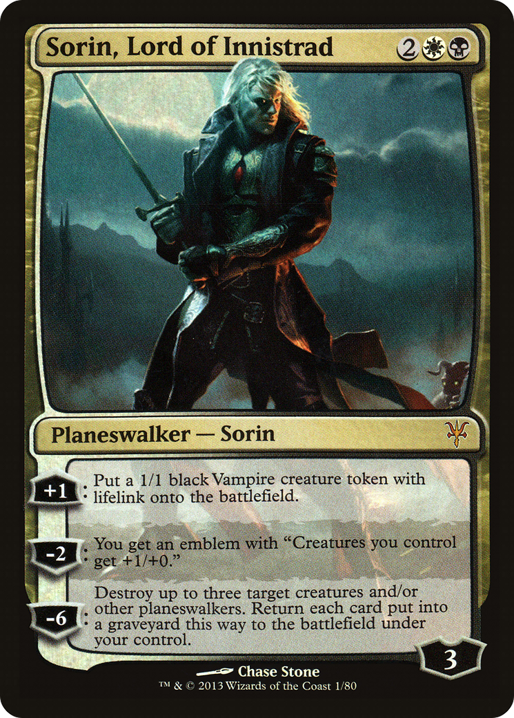 Sorin, Lord of Innistrad (DDK-001) - Duel Decks: Sorin vs. Tibalt