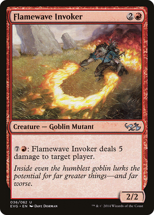 Flamewave Invoker (Elves vs. Goblins) (DD3-) - Duel Decks Anthology: Elves vs. Goblins
