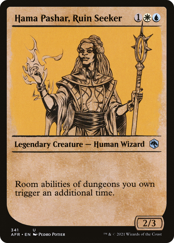 Hama Pashar, Ruin Seeker (Showcase) (AFR-341) - Adventures in the Forgotten Realms: (Showcase)
