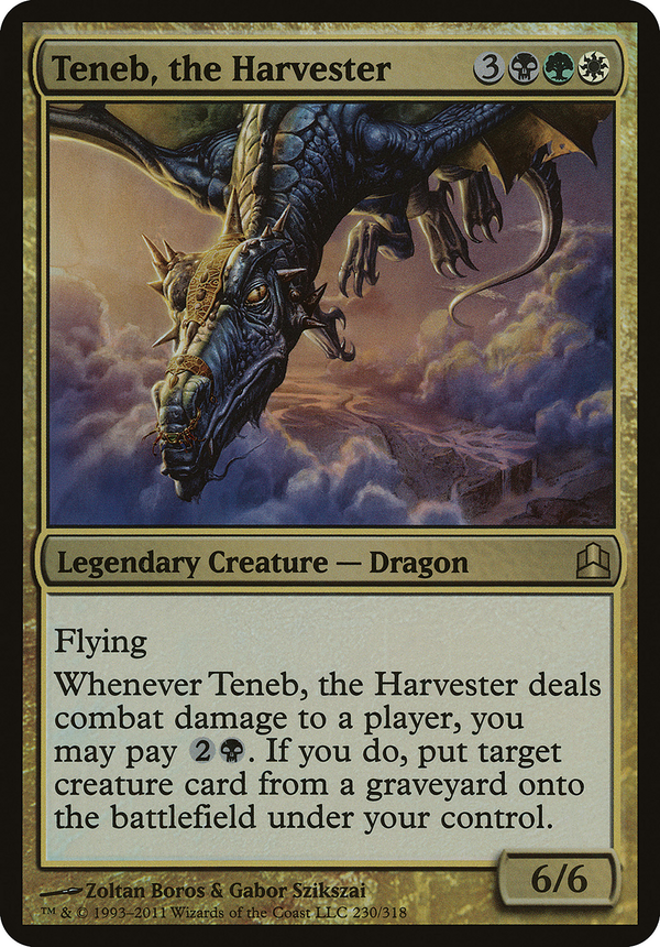 Teneb, the Harvester (Commander) (OVER-230) - Commander 2011 Oversized Foil
