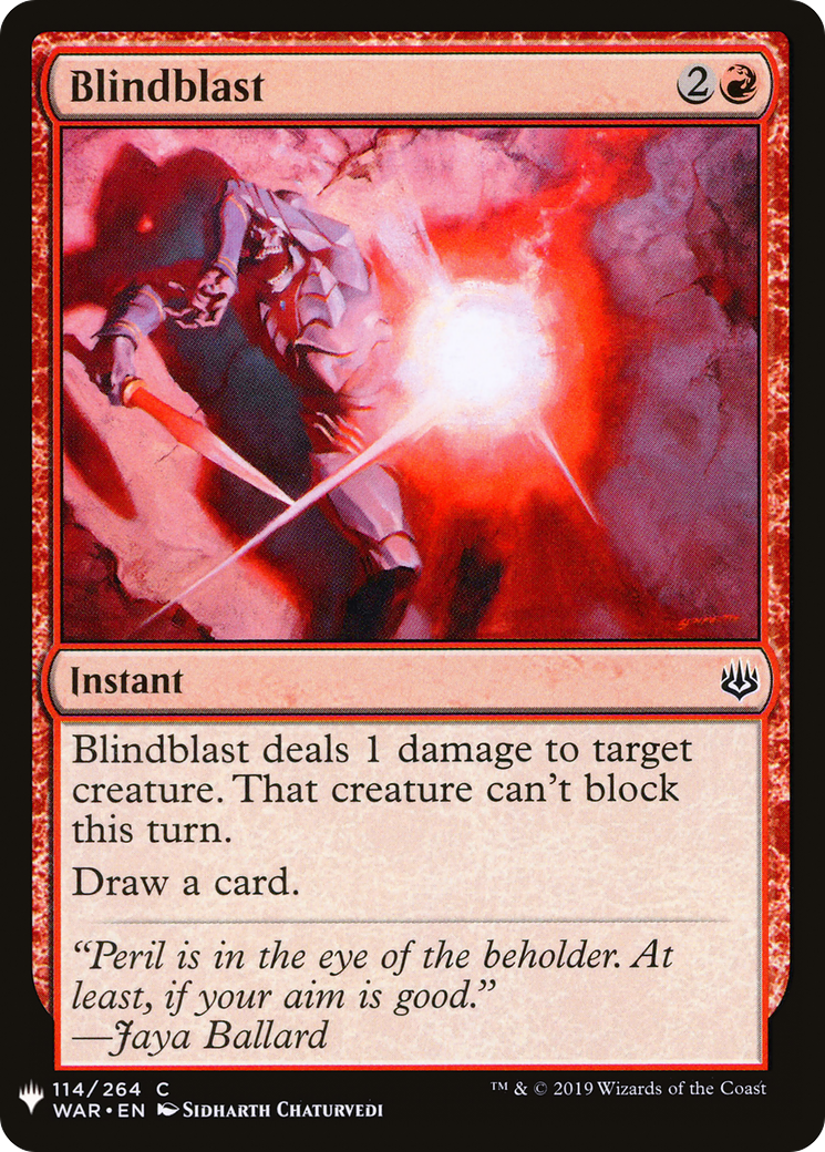 Blindblast (LIST-114) - The List