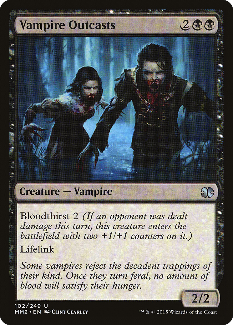 Vampire Outcasts (MM2-102) - Modern Masters 2015