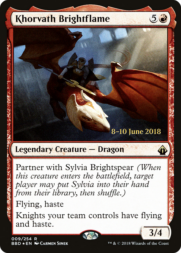 Khorvath Brightflame (LARP-009) - Battlebond Promos Foil