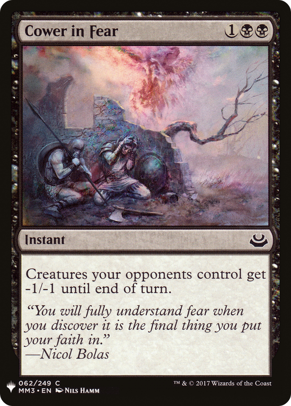 Cower in Fear (LIST-062) - The List