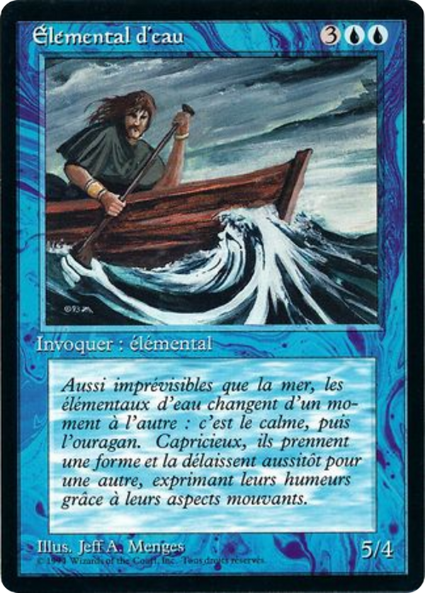 Water Elemental (FBB-) - Foreign Black Border