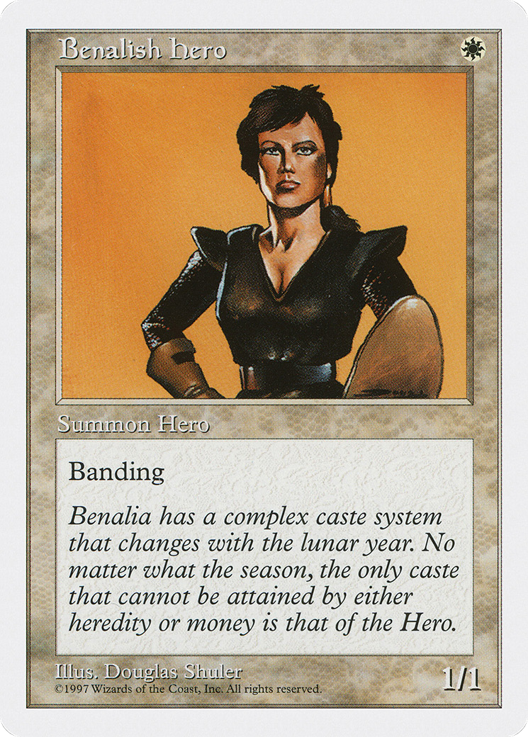 Benalish Hero (5ED-) - Fifth Edition