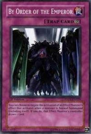 By Order of the Emperor (SDDE-EN029) - Structure Deck: The Dark Emperor 1st Edition