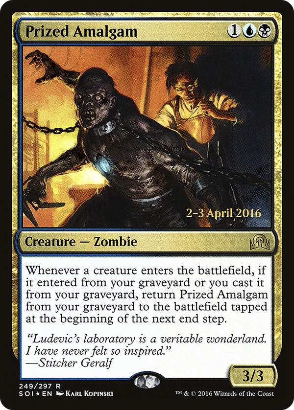 Prized Amalgam (PRE-249) - Shadows over Innistrad Promos Foil
