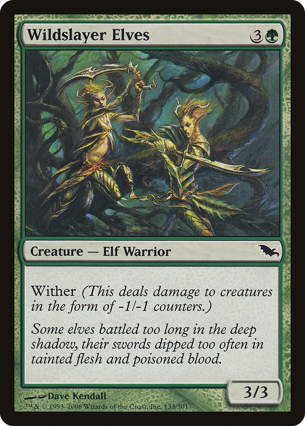 Wildslayer Elves (SHM-133) - Shadowmoor Foil