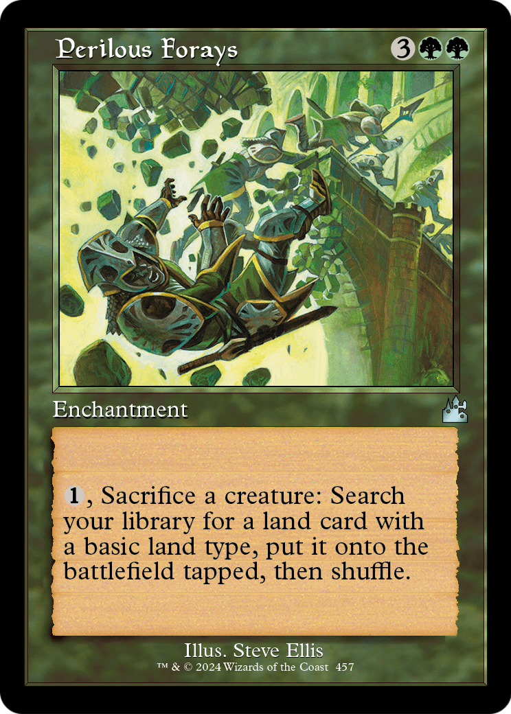 Perilous Forays (Retro Frame) (RVR-457) - Ravnica Remastered
