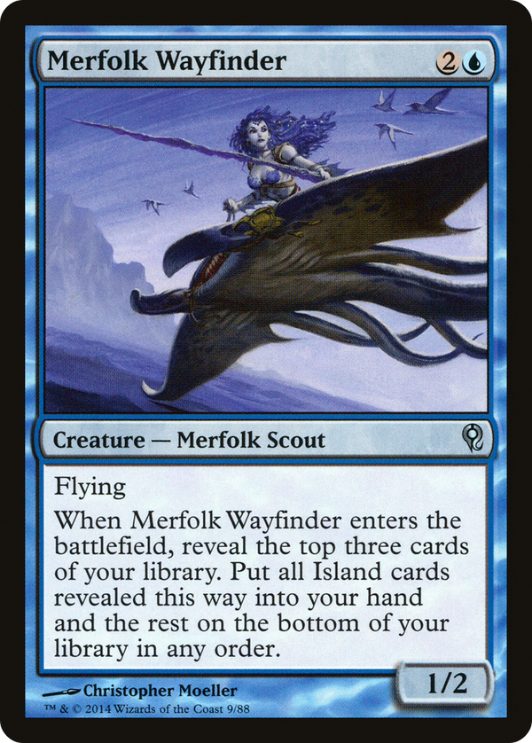 Merfolk Wayfinder (DDM-009) - Duel Decks: Jace vs. Vraska