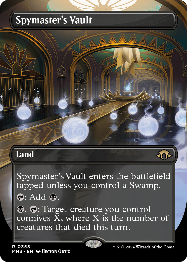 Spymaster's Vault (Borderless) (MH3-358) - Modern Horizons 3 Foil