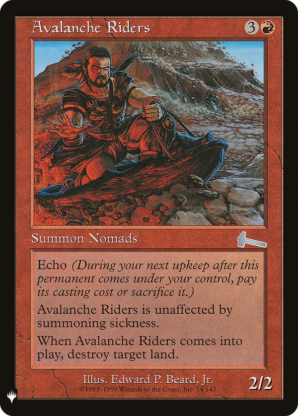 Avalanche Riders (LIST-074) - The List
