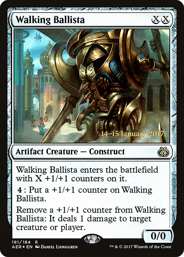 Walking Ballista (PRE-181) - Aether Revolt Promos Foil