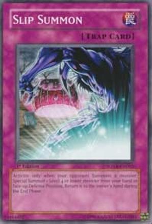 Slip Summon (SOVR-EN063) - Stardust Overdrive 1st Edition