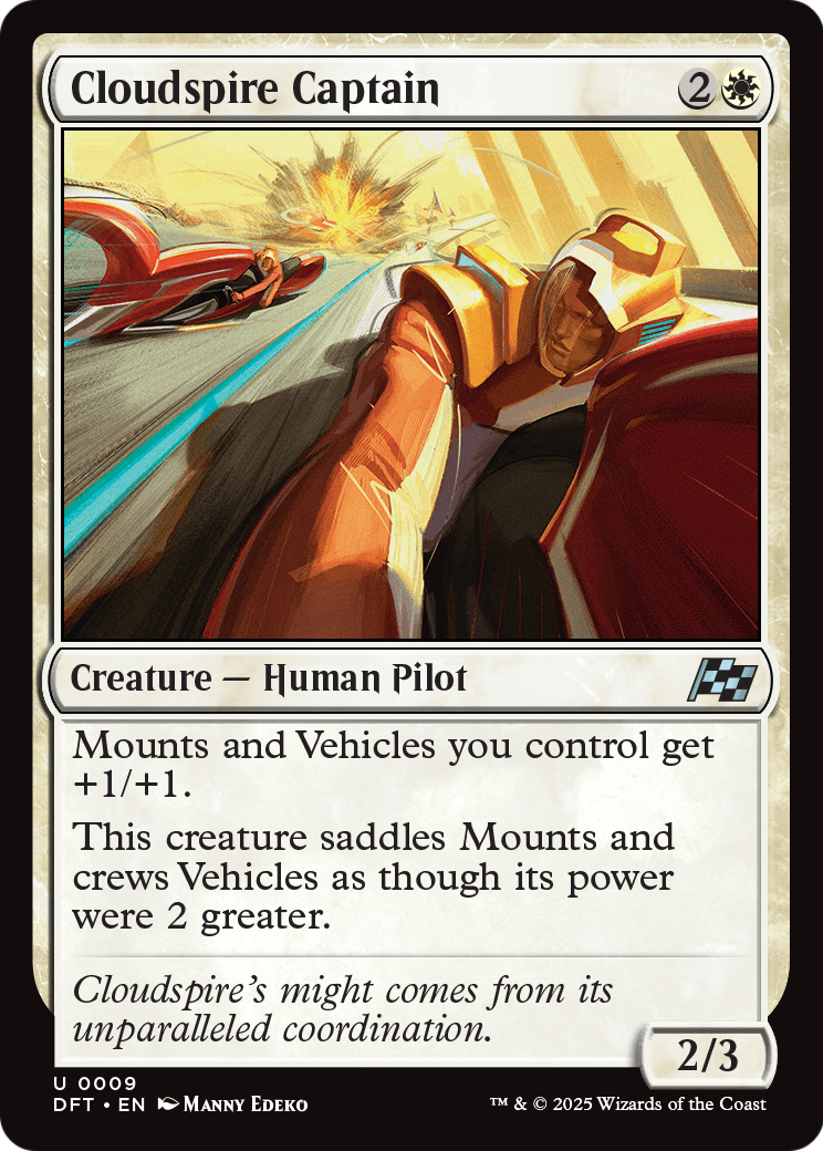 Cloudspire Captain (DFT-009) - Aetherdrift Foil