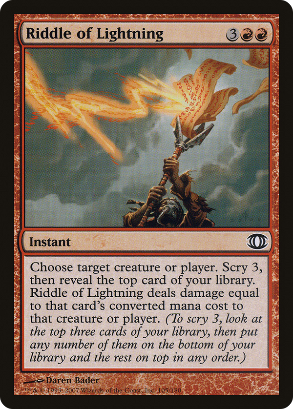 Riddle of Lightning (FUT-105) - Future Sight Foil