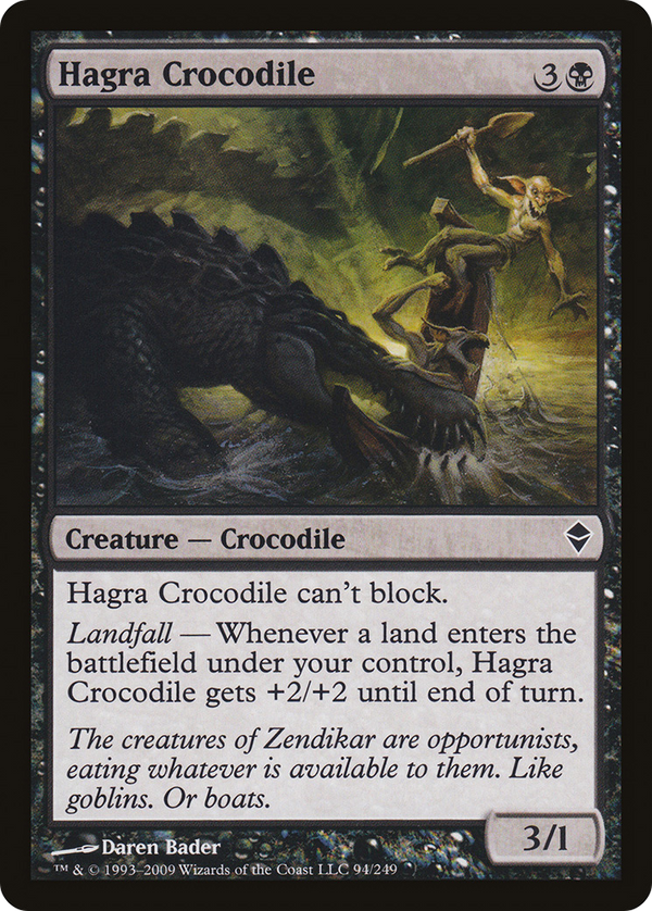 Hagra Crocodile (ZEN-094) - Zendikar