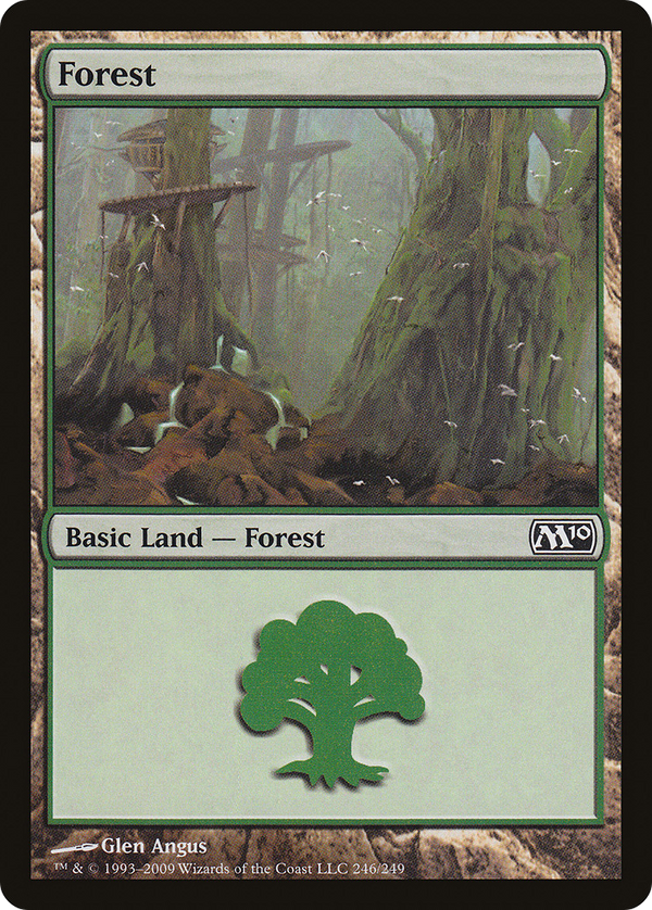 Forest (246) (M10-246) - Magic 2010 Foil