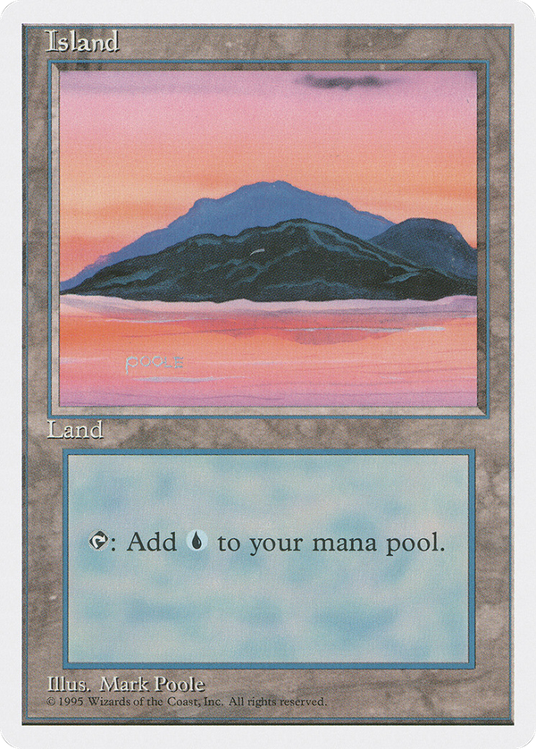 Island (C) (4ED-180) - Fourth Edition