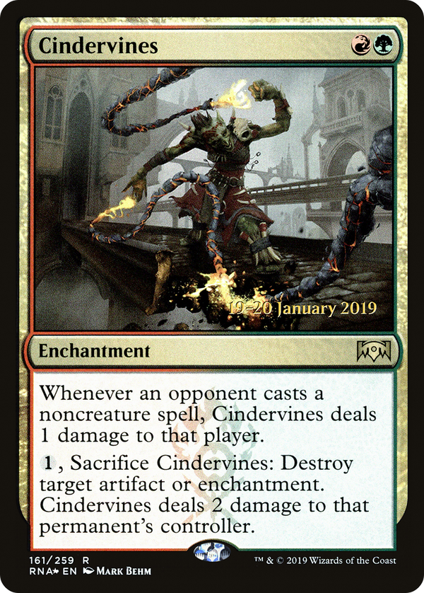 Cindervines (PRE-161) - Ravnica Allegiance Promos Foil