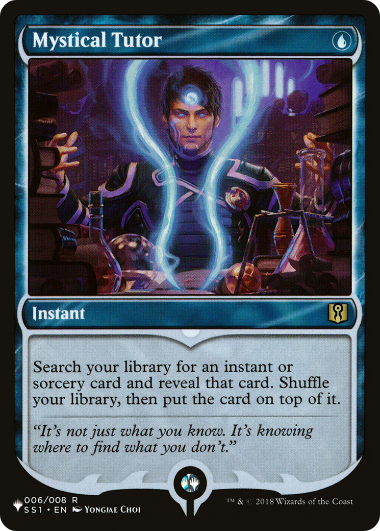 Mystical Tutor (LIST-SS1-6) - The List