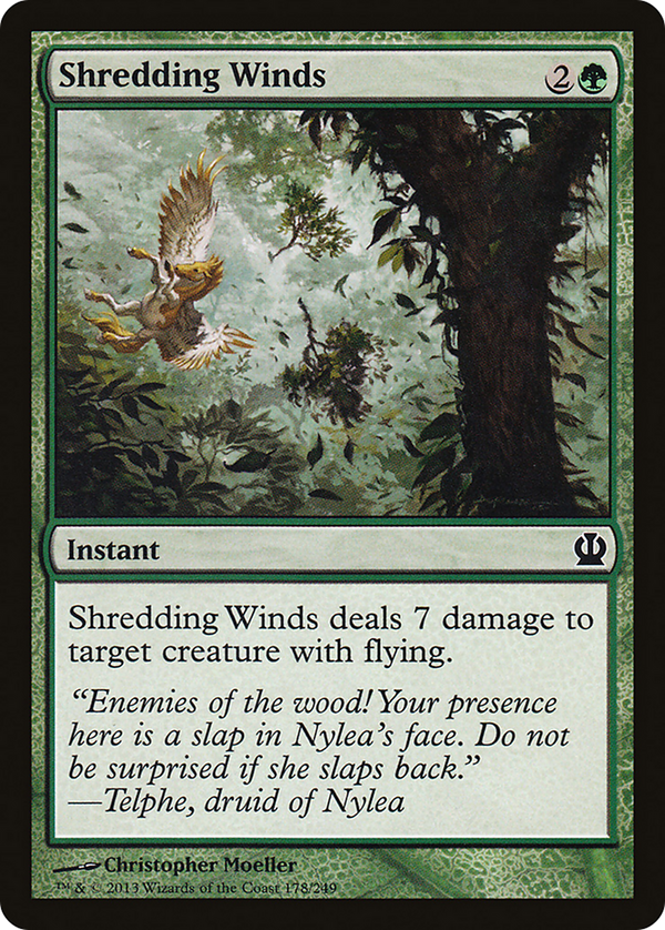Shredding Winds (THS-178) - Theros Foil