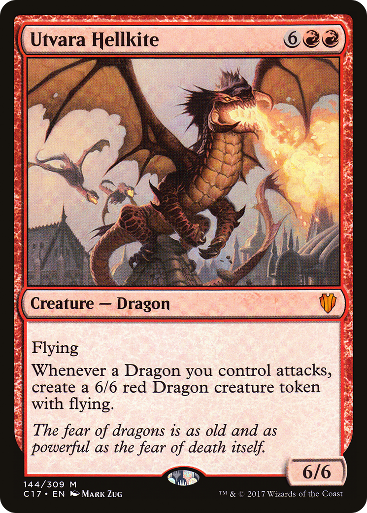 Utvara Hellkite (C17-144) - Commander 2017