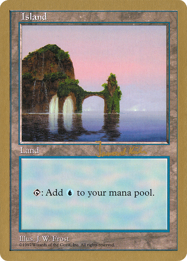 Island (425) - 1997 Janosch Kuhn (5ED) (WCD-) - World Championship Decks 1997