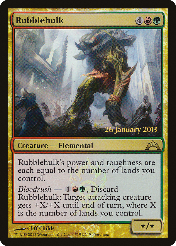 Rubblehulk (PRE-191) - Gatecrash Promos Foil
