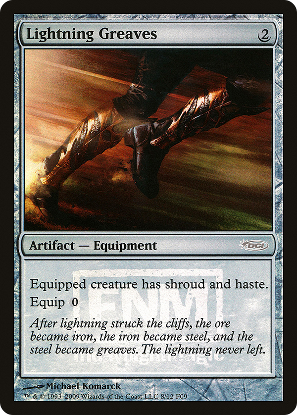 Lightning Greaves (FNM-) - Friday Night Magic 2009 Foil