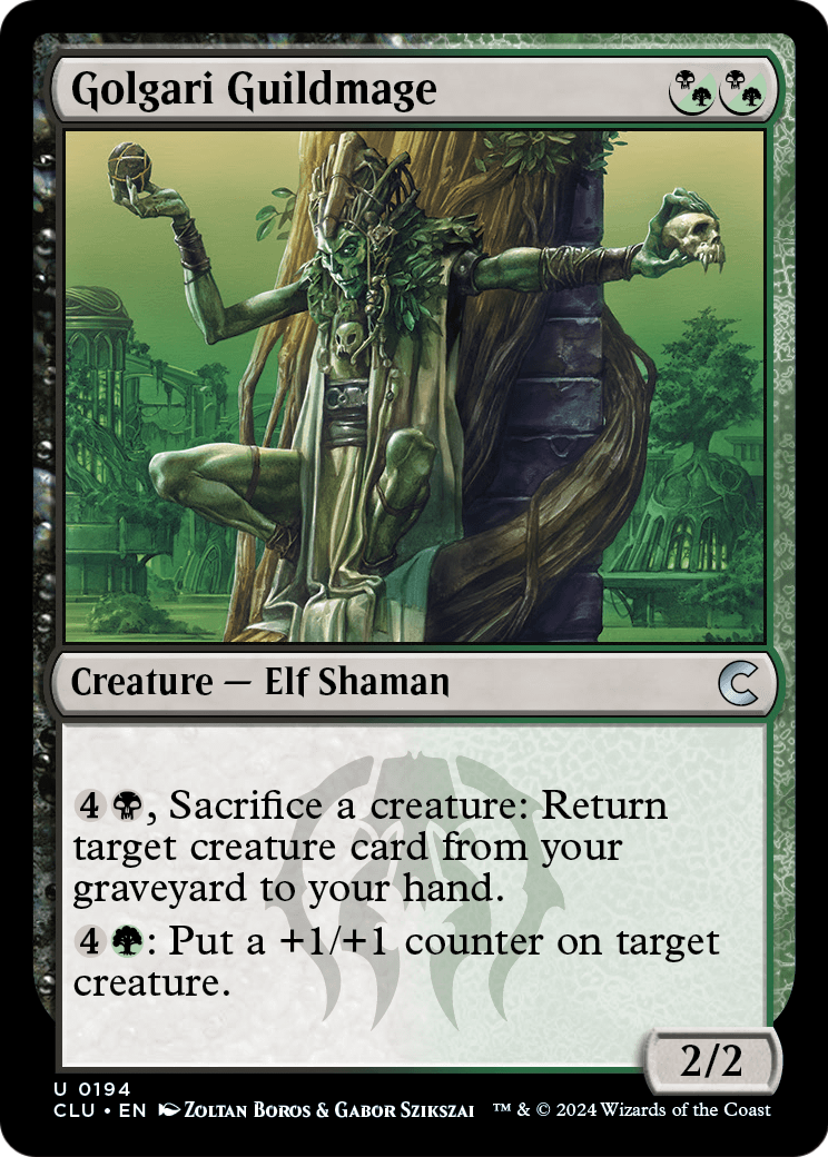Golgari Guildmage (CLU-194) - Ravnica: Clue Edition