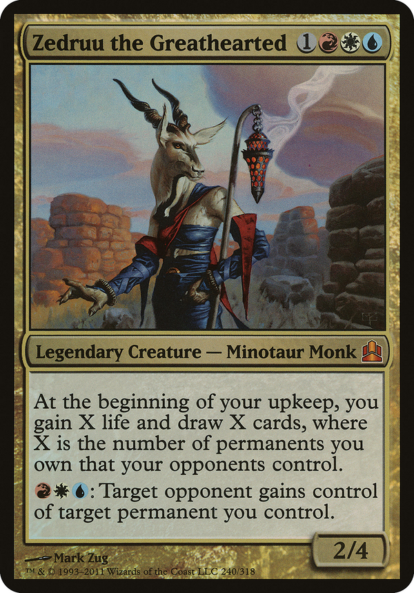 Zedruu the Greathearted (Commander) (OVER-) - Commander 2011 Oversized Foil