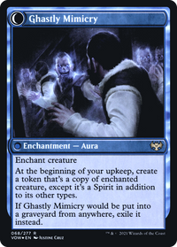 Mirrorhall Mimic (PRE-068) - Innistrad: Crimson Vow Promos: (Double Faced Transform) Foil