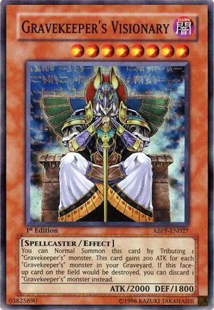 Gravekeeper's Visionary (ABPF-EN027) - Absolute Powerforce Unlimited